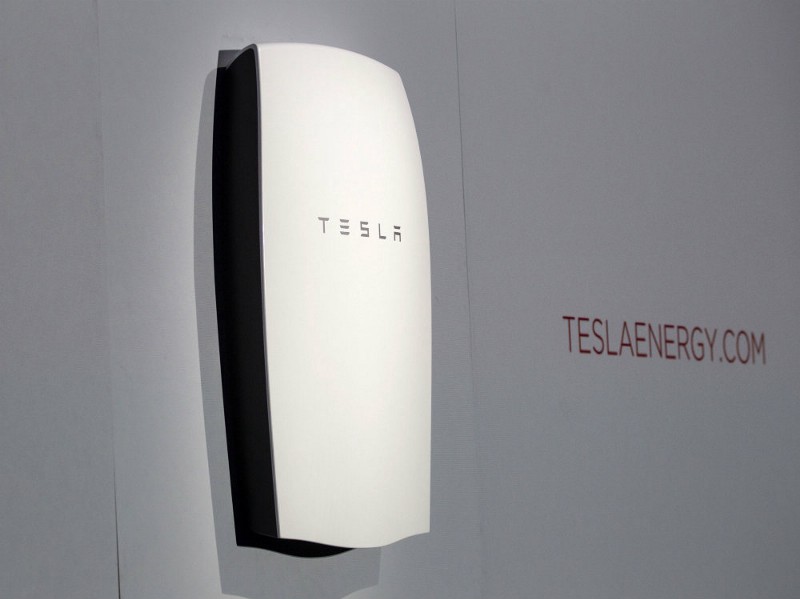 Tesla’s newest product “Powerwall” could help change the way we use energy. CREDIT: AP PHOTO/RINGO H.W. CHIU
