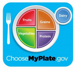MyPlate replaced the Food Pyramid as a guide for Americans’ meals in 2011. CREDIT: USDA/choosemyplate.gov