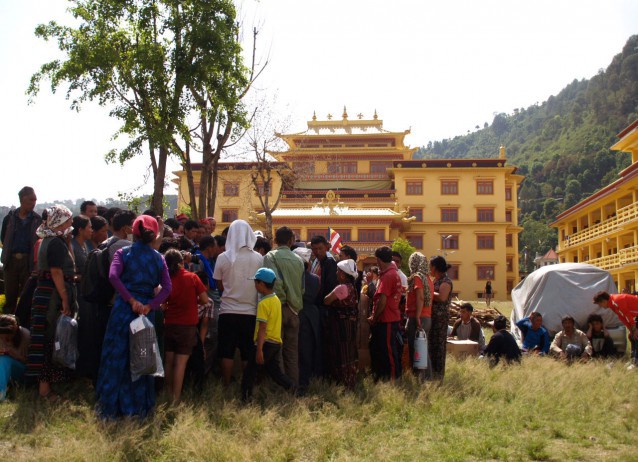 Many who have moved to Kathmandu after recent earthquakes wrought havoc on their homes have started their own donation funds to help them return home. CREDIT: Kristen Zipperer