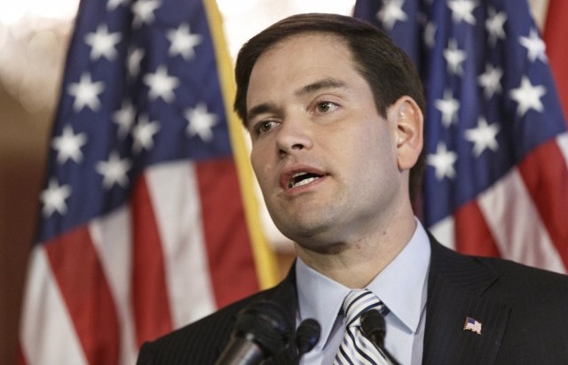 Sen. Marco Rubio (R-FL) CREDIT: AP PHOTO/J. SCOTT APPLEWHITE