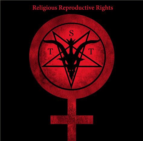 The logo for the Satanic Temple’s religious reproductive rights campaign CREDIT: Satanic Temple