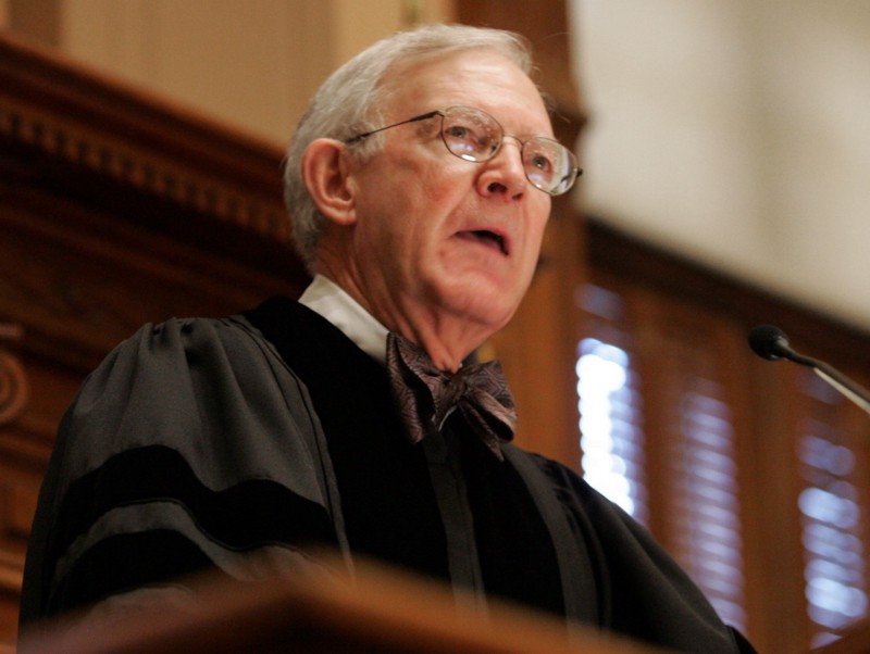 Georgia Supreme Court Chief Justice Norman Fletcher CREDIT: AP PHOTO/RIC FELD
