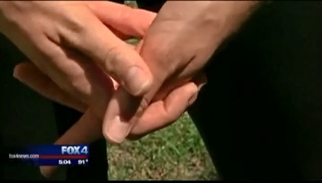 This homeowner defended the police in McKinney but wouldn’t be shown on camera. CREDIT: Screenshot