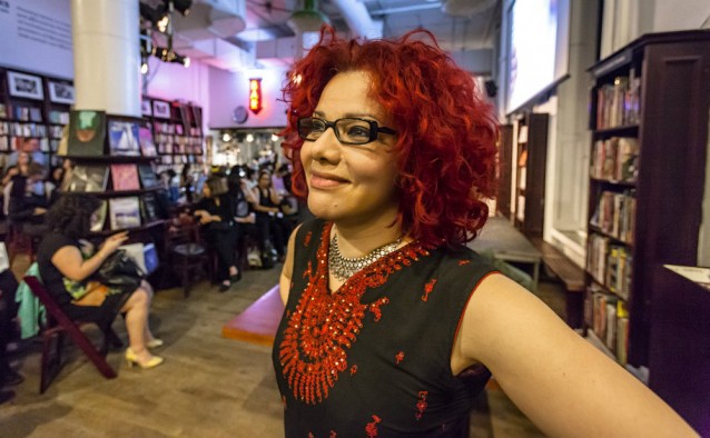 Mona Eltahawy identifies as a Muslim and a feminist, but not a Muslim feminist. CREDIT: Dirk Eusterbrock