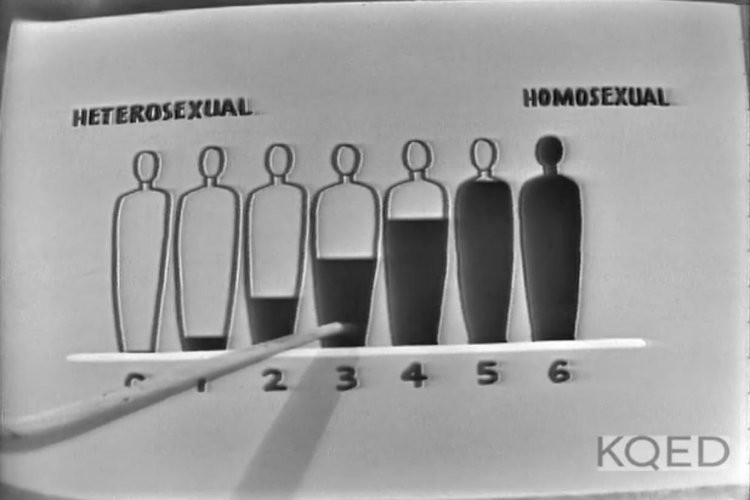 The Kinsey Scale, as portrayed in “The Rejected.” CREDIT: SCREENSHOT/WNET
