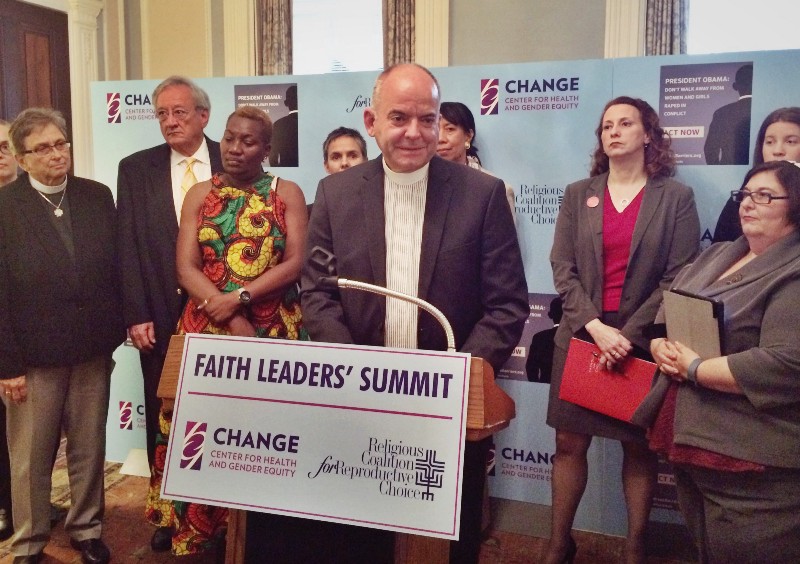 Faith leaders gathered for Thursday’s Faith Leaders’ Summit in Washington, D.C. CREDIT: JACK JENKINS/THINKPROGRESS
