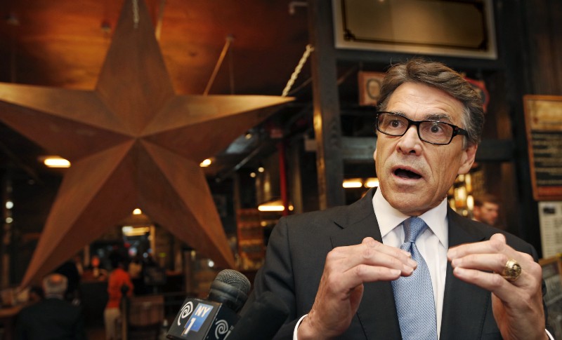 Texas Gov. Rick Perry — bad on the environment, but surprisingly not the worst. CREDIT: AP PHOTO/KATHY WILLENS