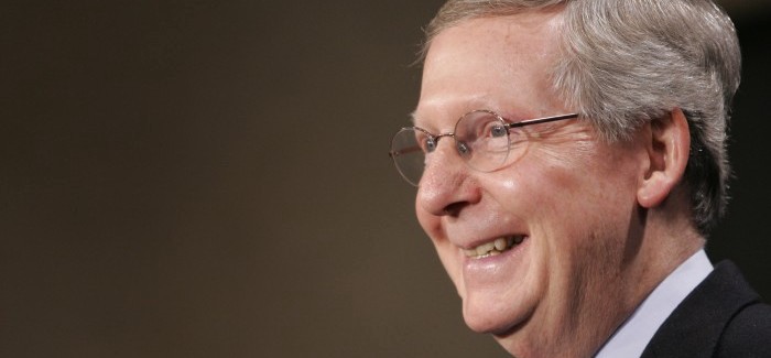 Senate Majority Leader Mitch McConnell (R-KY) CREDIT: AP PHOTOS/SUSAN WALSH
