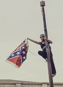 Bree Newsome CREDIT: Reuters
