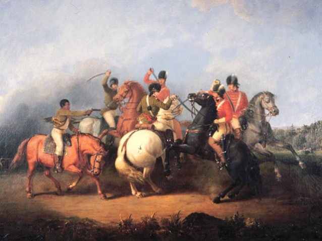 The Battle of Cowpens, painted by William Ranney in 1845. CREDIT: William Ranney