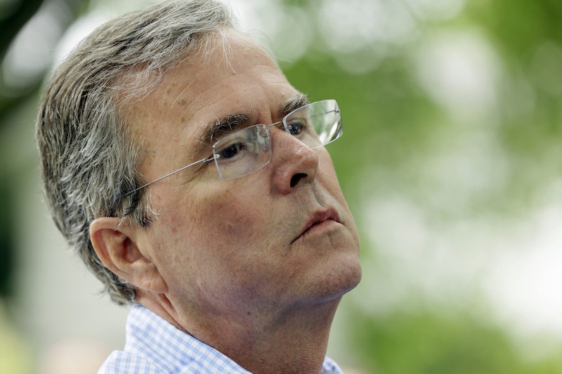 Former Florida Gov. Jeb Bush (R) CREDIT: PHELAN M. EBENHACK, AP
