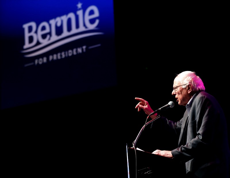 Democratic presidential candidate, Sen. Bernie Sanders, I -Vt., speaks during a fundraiser reception Monday, Aug. 17, 2015, in Chicago. CREDIT: AP PHOTO/CHRISTIAN K. LEE