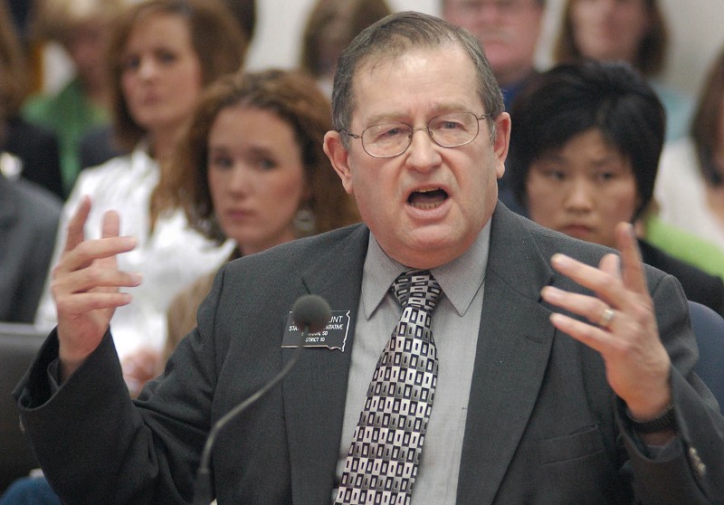 South Dakota Rep. Roger Hunt (R) CREDIT: DOUG DREYER, AP