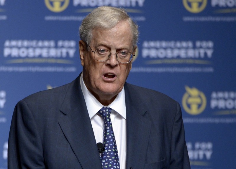 Charles Koch CREDIT: AP