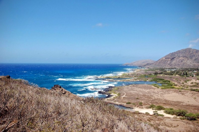 The Ka Iwi Scenic Coastline , including some of the threatened land CREDIT: Laurel Raymond