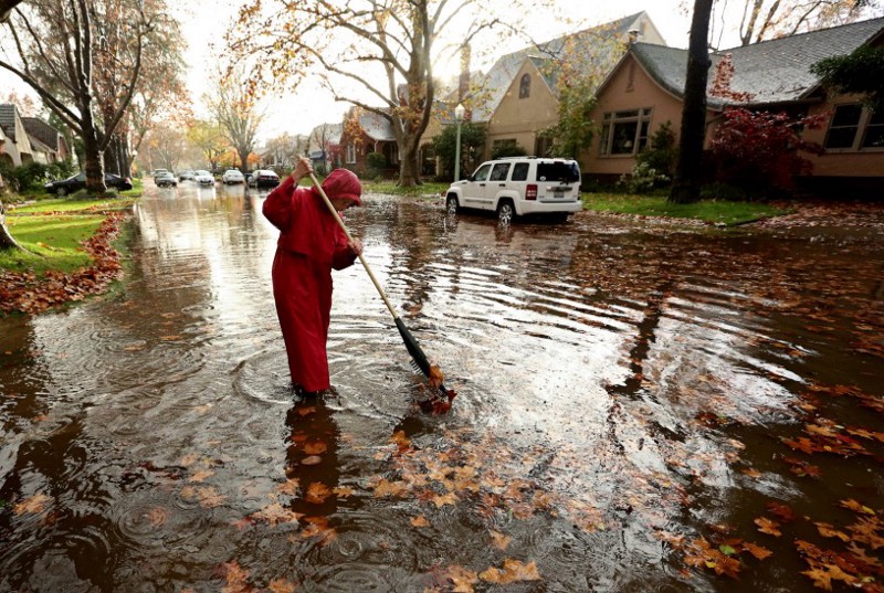 December 2014 flooding in Sacramento, CA CREDIT: AP Photo/Rich Pedroncelli