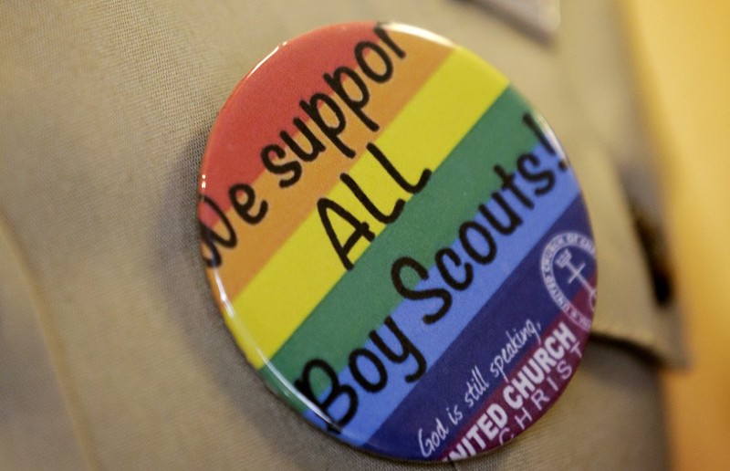 The Boy Scouts of America announced last month that it’s lifting the ban on gay adults as Scout leaders. Rep. Pete Sessions (R-TX) is not happy about it. CREDIT: AP PHOTO/TONY GUTIERREZ