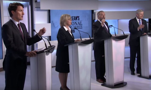 CREDIT: Macleans debate screenshot