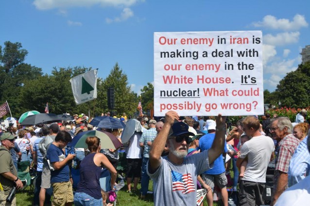 Protesters outside the U.S. Capitol. CREDIT: Kira Lerner