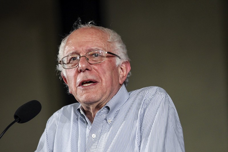 Democratic presidential candidate Sen. Bernie Sanders CREDIT: AP PHOTO/CHERYL SENTER