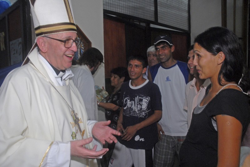 Pope Francis, pictured before his selection to lead the Catholic Church CREDIT: AP PHOTO/STR