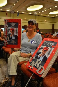 A Trump supporter. CREDIT: Kira Lerner