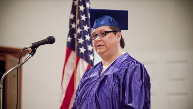 Kelly Gissendaner turned her life around behind bars. CREDIT: YOUTUBE