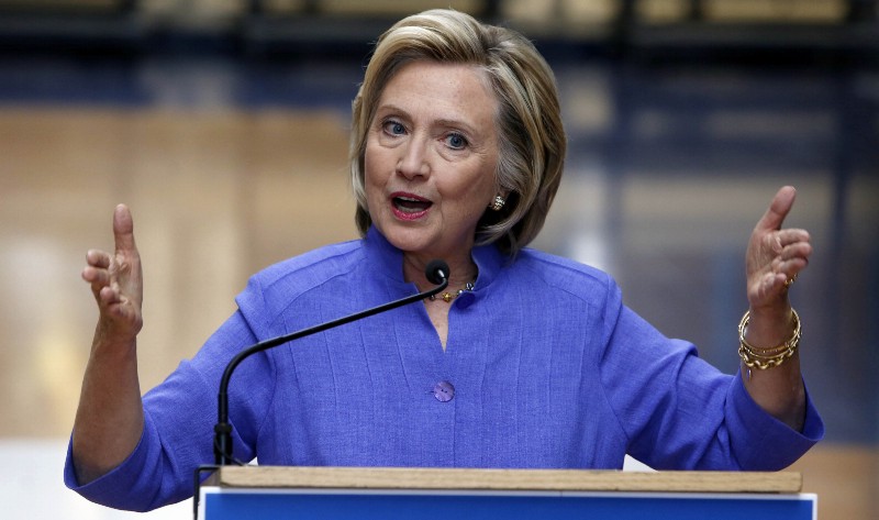 Democratic presidential candidate Hillary Rodham Clinton. CREDIT: AP PHOTO/JIM COLE