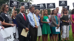 #WomenBetrayed Rally on Sept. 10, 2015 CREDIT: Jess Colarossi