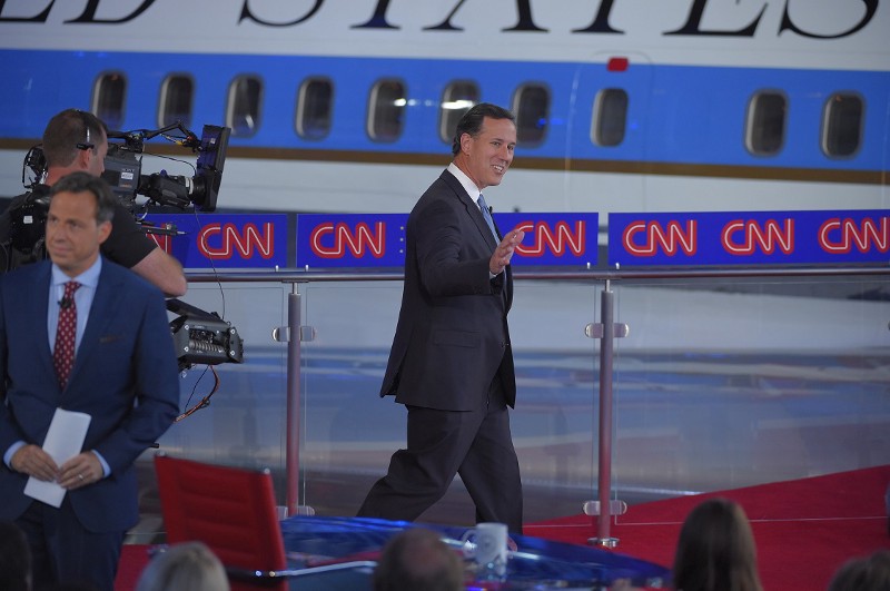 Republican presidential candidate, former Pennsylvania Sen. Rick Santorum. CREDIT: AP PHOTO/MARK J. TERRILL
