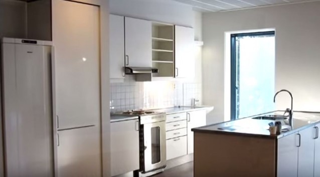 Kitchen facilities at Halden Prison in Norway. CREDIT: YouTube
