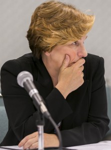 American Federation of Teachers President Randi Weingarten, once a critic of Cuomo’s implementation of Common Core, has joined his task force. CREDIT: AP Photo/Damian Dovarganes