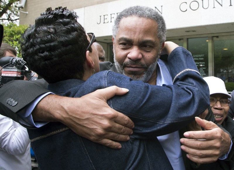 Anthony Ray Hinton was released from death row in April, after nearly 30 years behind bars. CREDIT: ASSOCIATED PRESS/HAL YEAGER