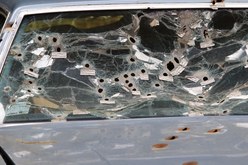 Thirteen Cleveland officers fired 137 rounds at two unarmed suspects CREDIT: ASSOCIATED PRESS/AARON JOSEFCZYK