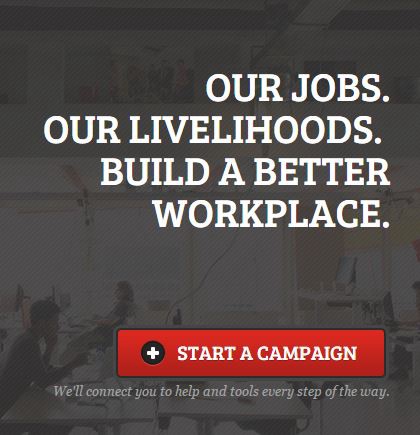 The front page of Coworker.org