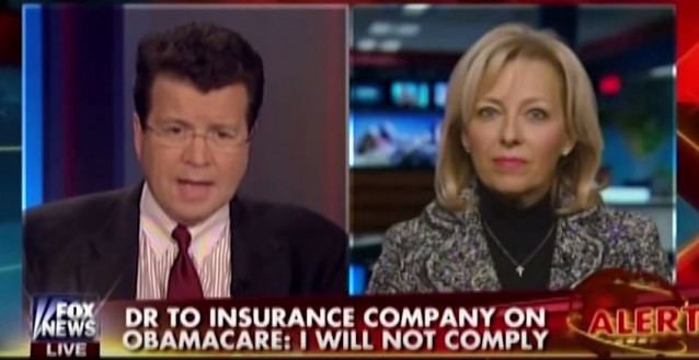 Dr. Kris Held speaks about her opposition to the ACA on Fox News. CREDIT: Screenshot