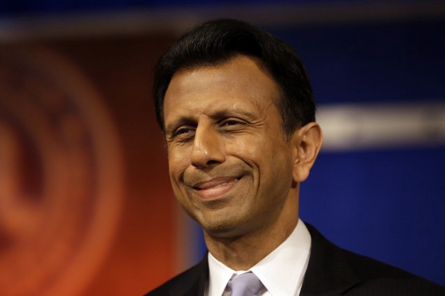 Republican presidential candidate and Louisiana Gov. Bobby Jindal (R) CREDIT: AP Photo/Jeffrey Phelps