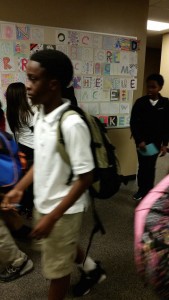 Students at Hartford’s Classical Magnet School leave classes for the day. CREDIT: Casey Quinlan