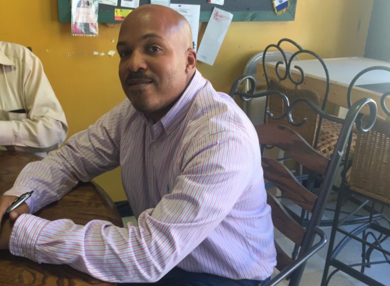 Raheem Muhammad, 41, got out of prison in 2003 and just recently regained the right to vote. He missed the deadline to vote in this election, but will cast his ballot in the 2016 presidential election. CREDIT: Emily Atkin