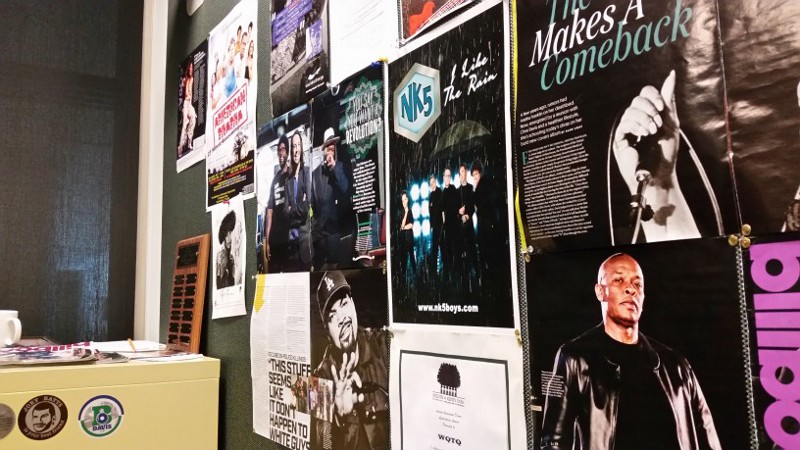 This is the school’s radio room. CREDIT: Casey Quinlan