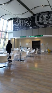 The cafeteria at the Journalism and Media Academy Magnet School. CREDIT: Casey Quinlan