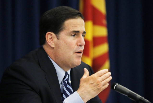 Arizona Gov. Doug Ducey (R) CREDIT: AP Photo/Ross D. Franklin