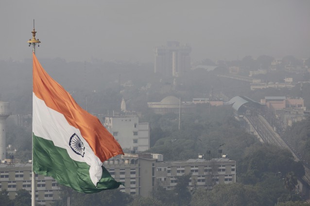 A thick layer of smog is seen on Delhi’s skyline after Diwali festival, India, Thursday, Nov. 12, 2015. CREDIT: AP Photo/Altaf Qadri