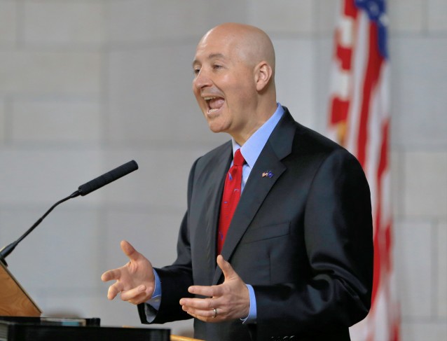Nebraska Gov. Pete Ricketts (R) CREDIT: AP Photo/Nati Harnik