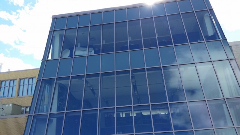 The outside of the Journalism and Media Academy Magnet school. CREDIT: Casey Quinlan