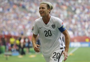 Abby Wambach CREDIT: AP Photo/Elaine Thompson