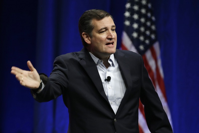 Republican presidential candidate, Sen. Ted Cruz, R-Texas, addresses the Sunshine Summit in Orlando, Fla. CREDIT: AP PHOTO/JOHN RAOUX, FILE