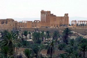 The general view of the ancient Roman city of Palmyra, northeast of Damascus, Syria. Islamic State militants beheaded 81-year-old looking after the ancient ruins of Palmyra, in August 2015. CREDIT: SANA via AP