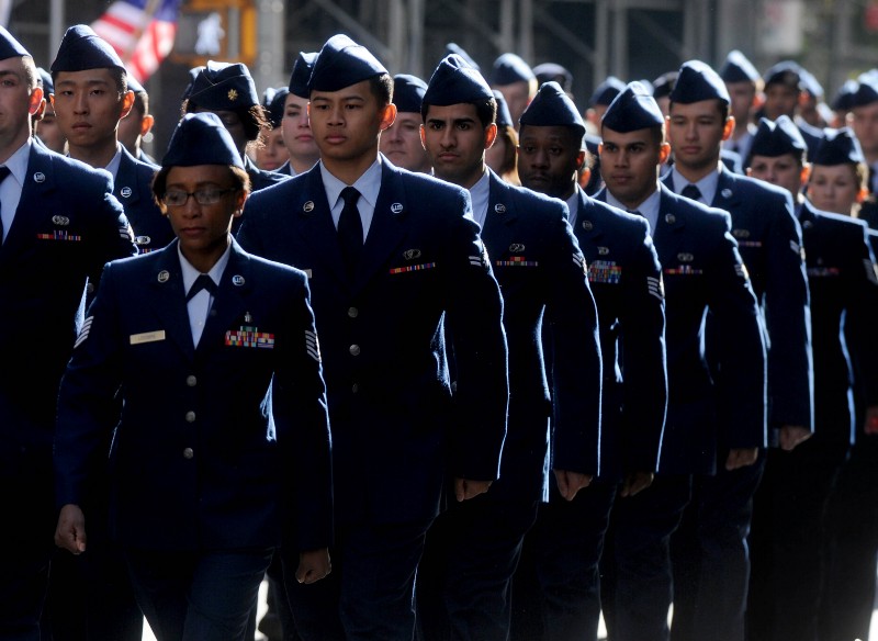 Veterans Day Parade in New York City, 2015 CREDIT: DENNIS VAN TINE/STAR MAX/IPX, AP