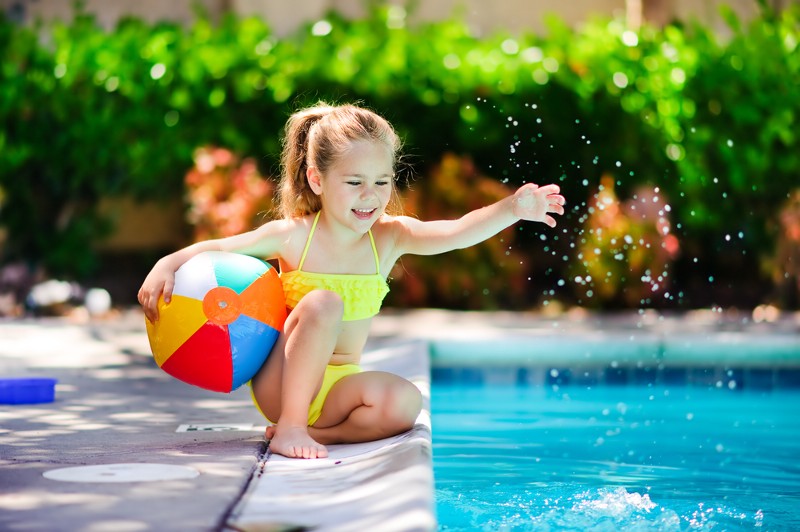 This child is far more likely to be killed by that swimming pool than by ISIS. CREDIT: SHUTTERSTOCK